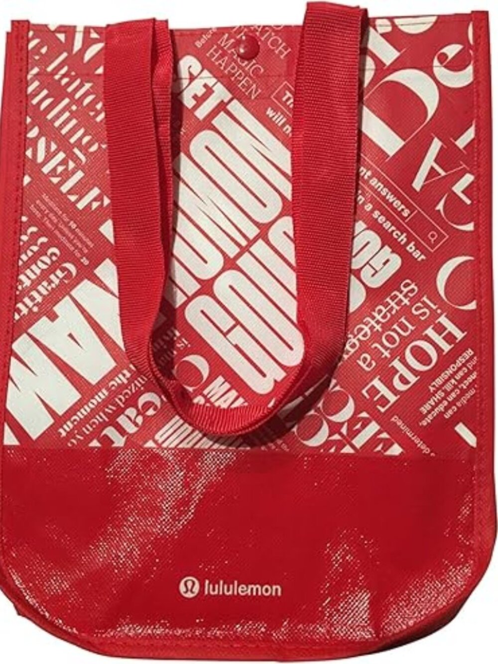 Lululemon 20th Anniversary Small Reusable Tote Carryall Gym Bag